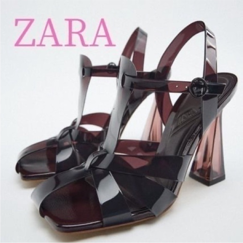 ZARA Cage Sandal Heels